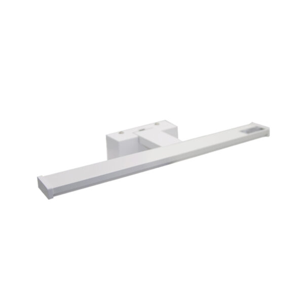 LED Φωτ.Λουτρού Αλουμινίου & PC 12W 4000K Λευκό 60cm IP44 με Βάση
