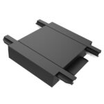 Μούφα Επίτοιχης Ράγας MINI 40VDC Μαύρη