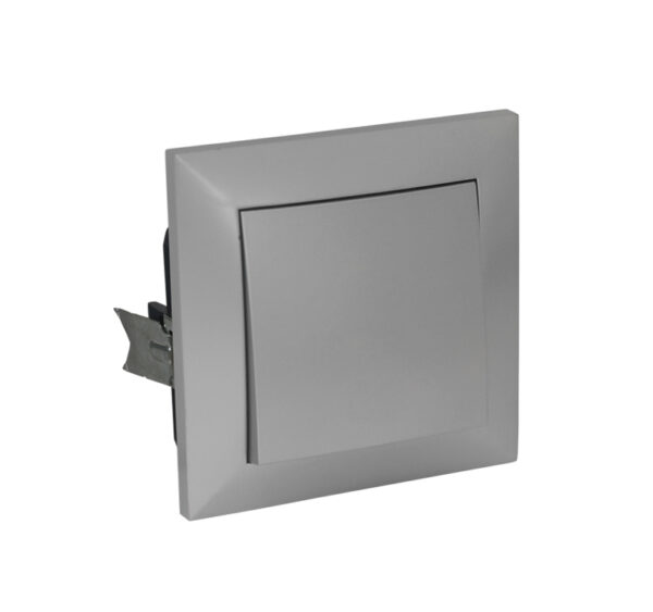 Διακόπτη Αλε-Ρετούρ Πλήρης Ασημί