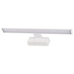 LED Φωτ.Λουτρού Αλουμουμιου & PC 8W 4000K Λευκό 40cm IP44 με Βάση