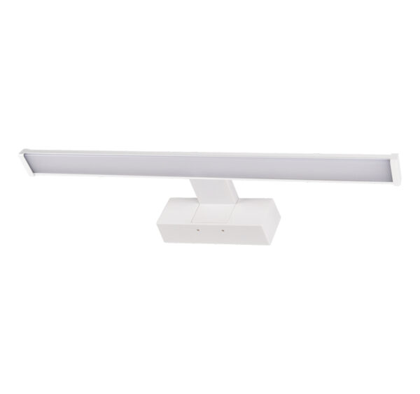 LED Φωτ.Λουτρού Αλουμουμιου & PC 8W 4000K Λευκό 40cm IP44 με Βάση