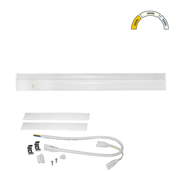 LED Φωτιστικό Κουζίνας T5 30cm 5W CCT Λευκό