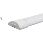 LED Φωτιστικό Οβάλ PC 120cm 36W CCT με Διακόπτη ON/OFF Λευκό