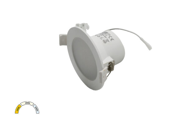 LED Φωτιστικό Ψευδοροφής Ντιμαριζομ.+Ασφαλειας IP44 7W CCT Λευκό