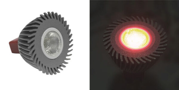 LED Λάμπα Ισχύος MR16 3W 12VAC/DC 1 Led 30° ΚΟKKINΗ