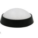 LED Πλαφονιέρα PC Στρογγυλή Φ180mm 15W CCT IP65 Μαύρη