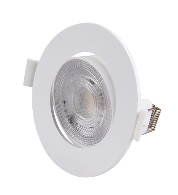LED Σποτ Ψευδοροφής Κινητό Στρογγυλό 3W/5W/7W CCT 38° Λευκό