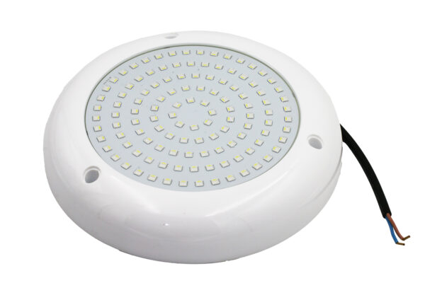 Φωτιστικό Πισίνας PC LED Λάμπα Ρητιν.24W 12V/24VAC IP68 RGB+2Αγωγ