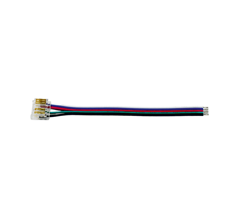 0 Τροφοδοσία με Καλώδιο για ΤΑΙΝΙA LED COB RGB+W 12mm - Image 1