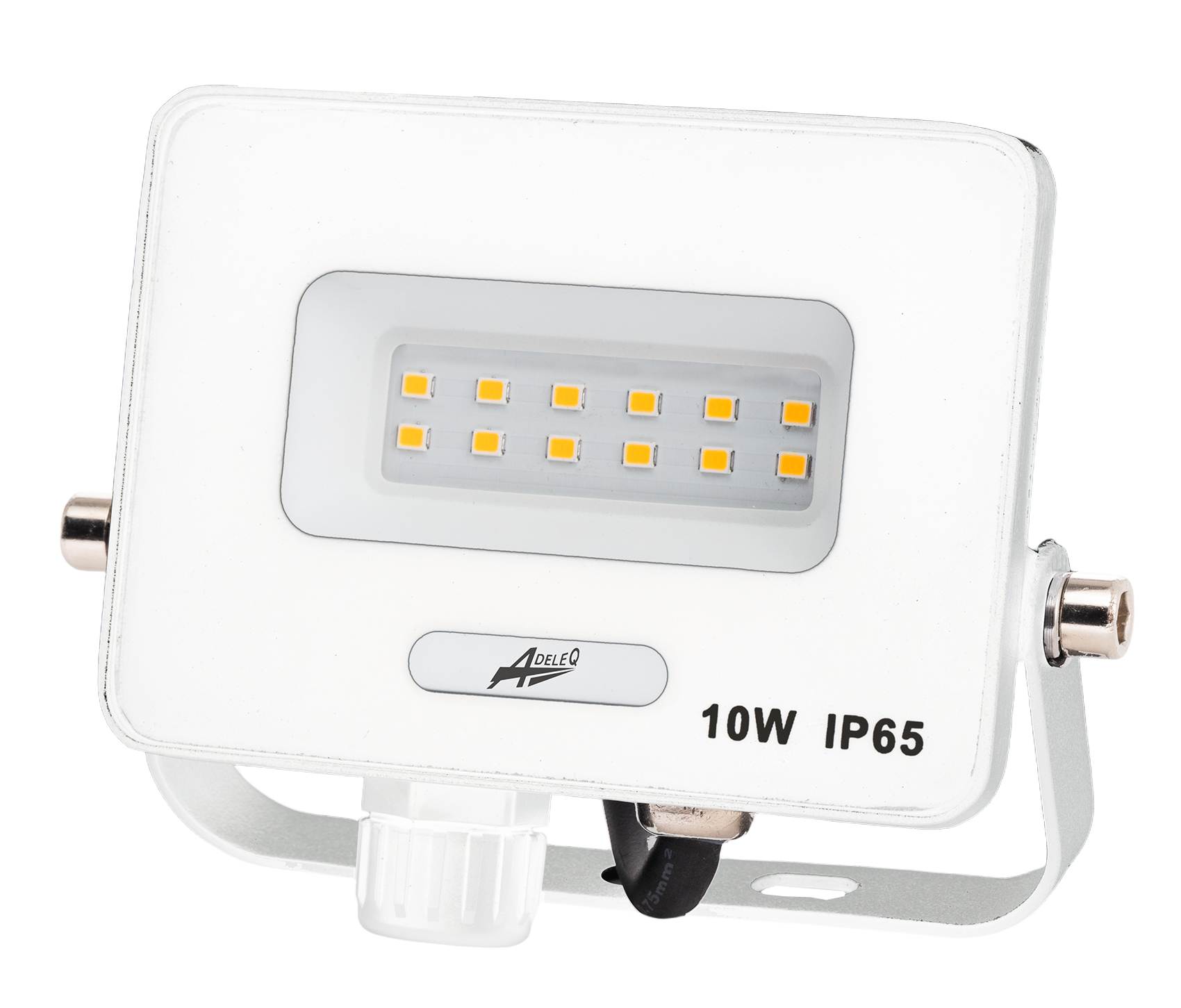 0 Προβολέας LED 10W 230V 6500K και για Ανιχνευτή Κινης.IP65 Λευκός - Image 1