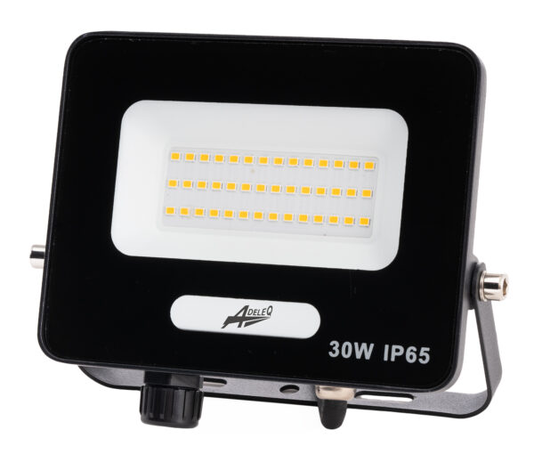 Προβολέας LED 30W 230V 4000K και για Ανιχνευτή Κινης.ΙΡ65 Μαύρος