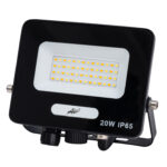 Προβολέας LED 20W 230V CCT και για Ανιχνευτή Κίνησης IP65 Μαύρος