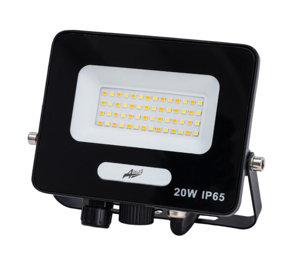Προβολέας LED 20W 230V CCT και για Ανιχνευτή Κίνησης IP65 Μαύρος