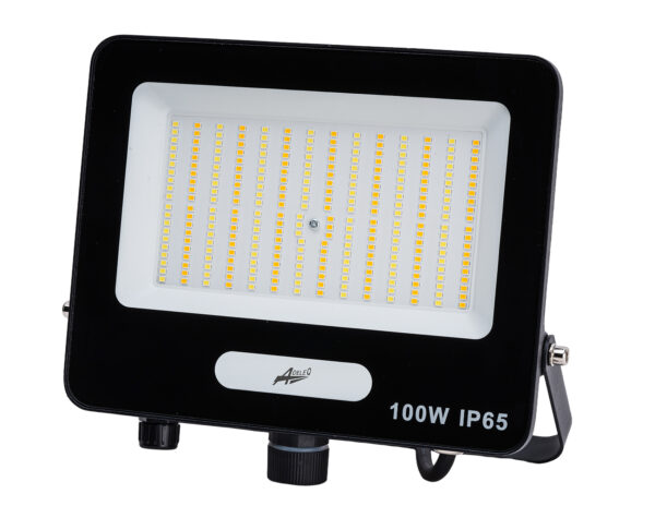 Προβολέας LED 100W 230V CCT και για Ανιχνευτή Κίνησης IP65 Μαύρος
