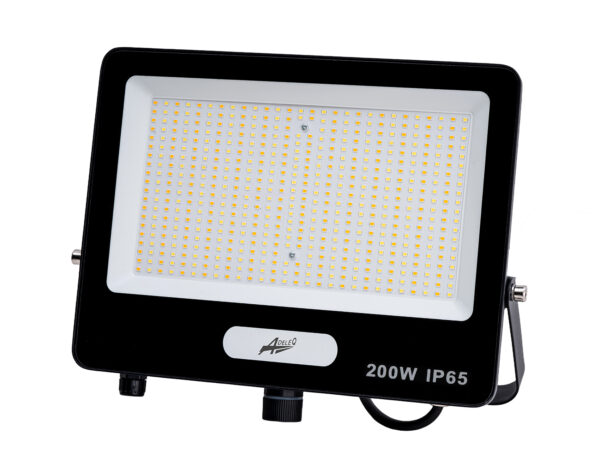 Προβολέας LED 200W 230V CCT και για Ανιχνευτή Κίνησης IP65 Μαύρος