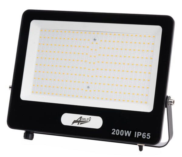 Προβολέας LED 200W 230V 3000K και για Ανιχνευτή Κινης.ΙΡ65 Μαύρος