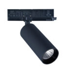 LED Σποτ Ράγας 4 Γραμμών 10W Ντιμαριζομ.TRIAC 230V 3000K 36° Μαύρο