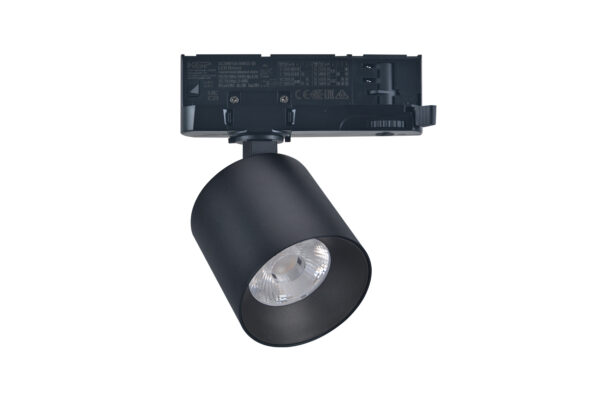 LED Σποτ Ράγας 4 Γραμμών 20W Ντιμαριζομ.TRIAC 230V 4000K 38° Μαύρο
