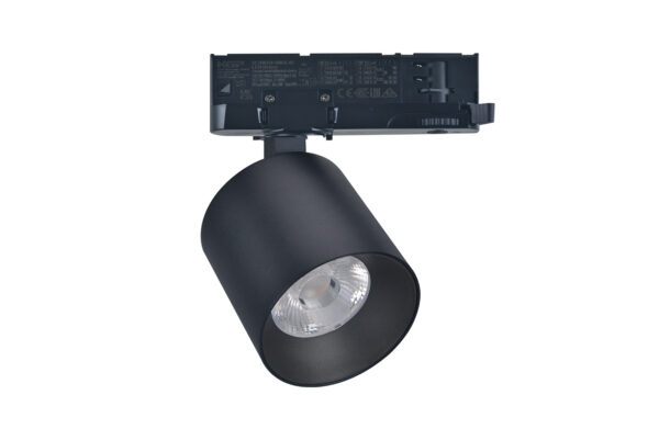 LED Σποτ Ράγας 4 Γραμμών 40W Ντιμαριζομ.TRIAC 230V 4000K 38° Μαύρο