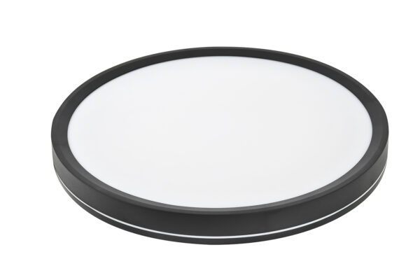 LED Πλαφονιέρα PC SIDELIT 300mm 32W CCT IP40 Μαύρη