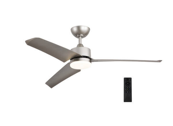 Ανεμιστήρας Οροφής 32W Φ1,32m LED 22W με Τηλεχ/Ριο ABS Ασημί