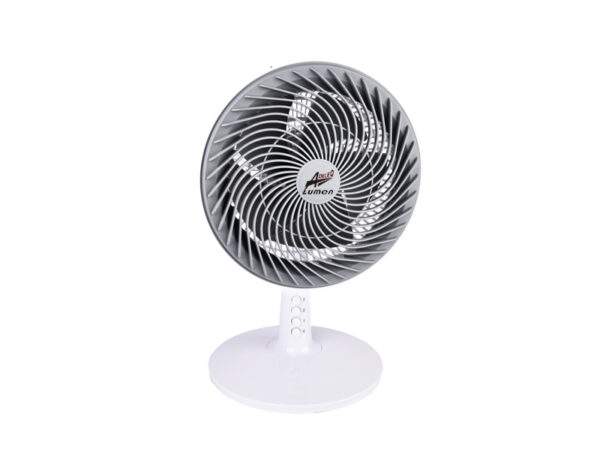 Ανεμιστήρας Επιτραπέζιος Φ30cm 80W 5 Πτερύγια Λευκός-Γκρι