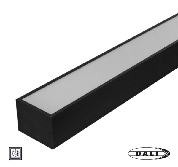 Φωτιστικό LED Αλουμ.Γραμμικό 36W DIM.DALI 230V 3000K 120cm Μαύρο