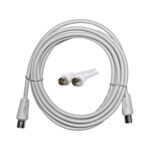 Καλώδιο TV Προέκταση ΑΡΣΕΝIKO σε ΘΗΛYKO 3m Λευκό (COAXIAL)