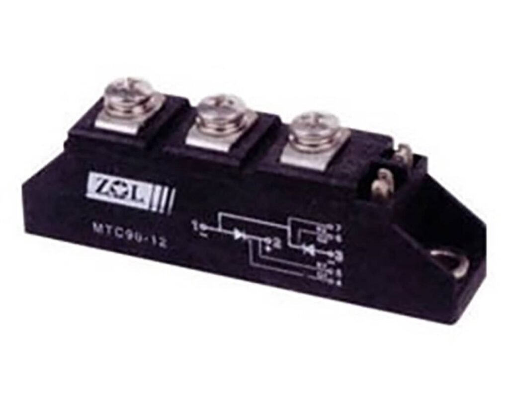 01.017.0034 THYRISTOR MODULE MTC160-16 160A 1600V M3 ZNL - Image 1