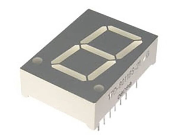 DISPLAY LED 1 Ψηφίου 25.4mm Μπλε Ανόδου 1106BB TOS