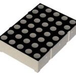 DISPLAY LED MATRIX 5X7 HI Μπλε Καθόδου TPM-12572-AB-11 FOR