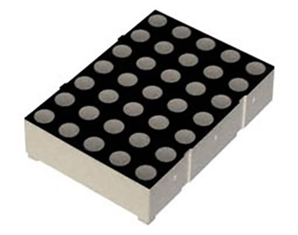 DISPLAY LED MATRIX 5X7 HI Μπλε Καθόδου TPM-12572-AB-11 FOR