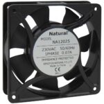 ΑΝΕΜΙΣΤΗΡΑΣ 120X120X25 230VAC ΡΟΥΛΕΜΑΝ ΚΑΛΩΔΙΟΥ 12025-230BH NAL