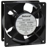 Ανεμιστήρας 120X120X38 230VAC Κουζινέτο Καλωδίου 12038-230SH NAL