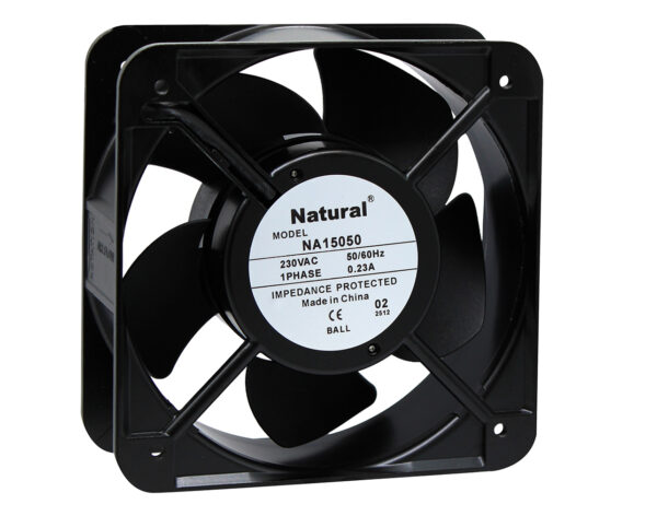 Ανεμιστήρας 150X150X50 230VAC Ρουλεμάν Καλωδίου NA15050-230B-H NAL