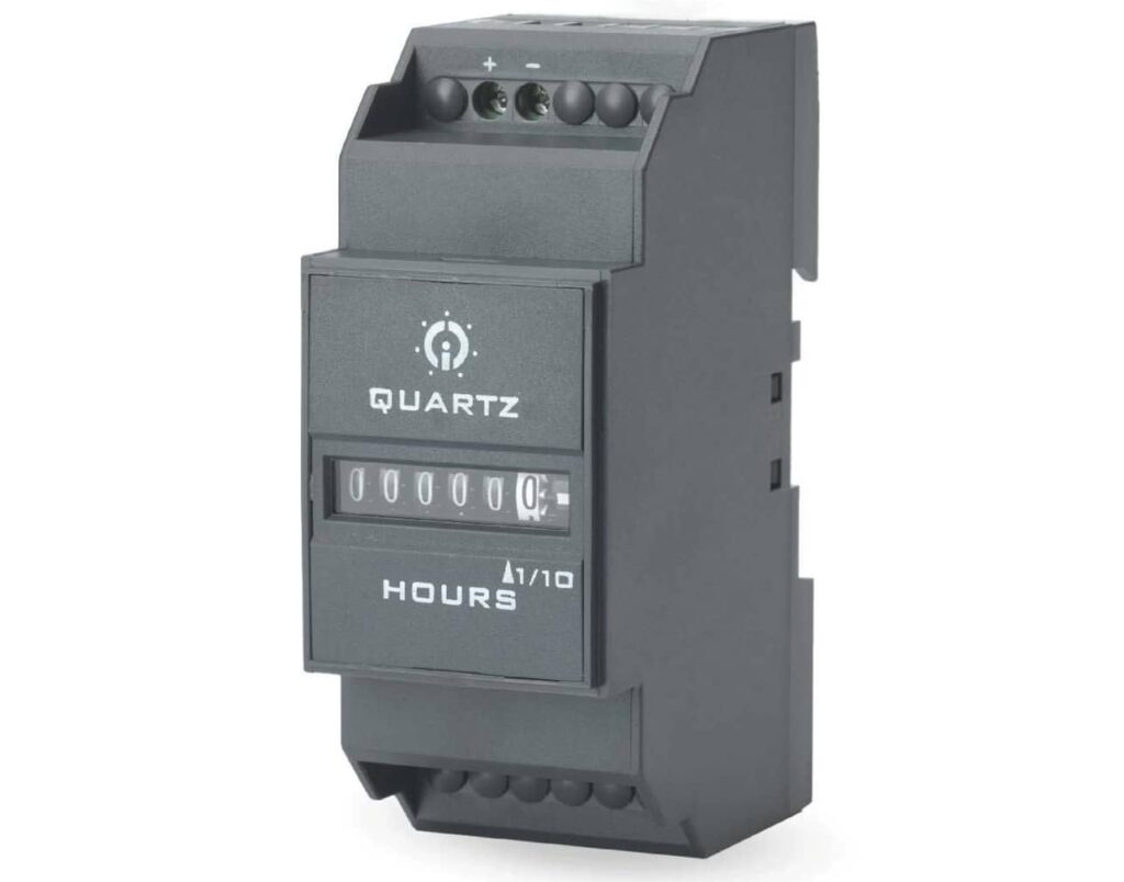 01.032.0045 Μετρητής Ώρας Ράγας Αναλογικός QUARTZ 36mm 230VAC/415VAC 50/60Hz 30A6B128 GIC - Image 1