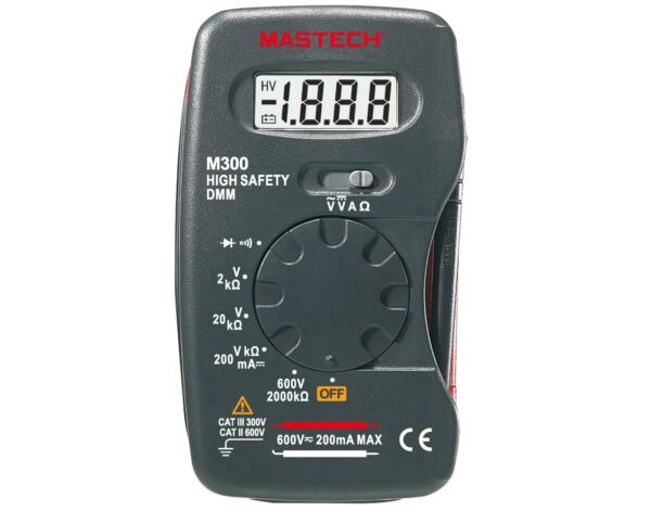 Πολύμετρο Ψηφιακό STANDARD Τσέπης + BUZZER M300 MGL MASTECH