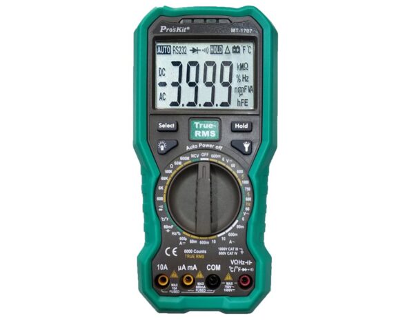 Πολύμετρο Ψηφιακό Πλήρες + TRUE RMS + Θερμοκρασία + Ανέπαφη Ανίχνευση MT-1707 S/PRO'SKIT