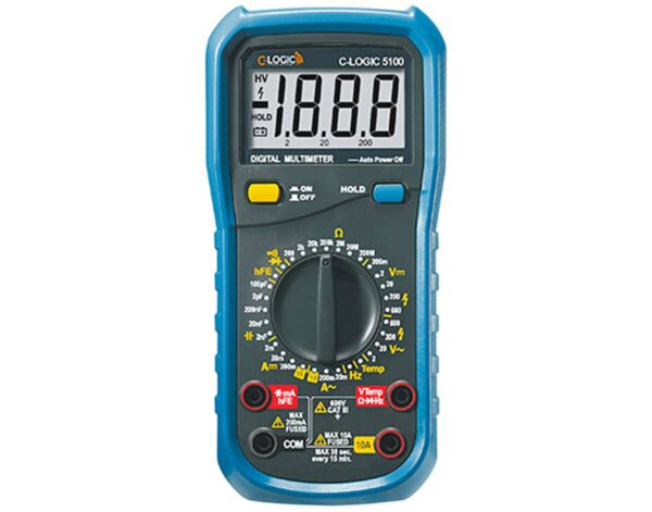 Πολύμετρο Ψηφιακό Πλήρες+ Θερμοκρασία C-LOGIC 5100 MGL C-LOGIC