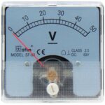 Όργανο Πίνακος Βολτόμετρο Αναλογικό DC 60X60 0-50V SF-60 SFM