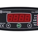 Όργανο Πίνακος Αμπερόμετρο+ Βολτόμετρο+ Συχνόμετρο Ψηφιακό AC 96X48 1Φ DM-0101 DATAKOM