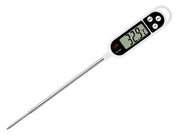 ΘΕΡΜΟΜΕΤΡΟ ΜΕ PROBE (-50°C ΕΩΣ 300°C) 145mm KT-300 CHR