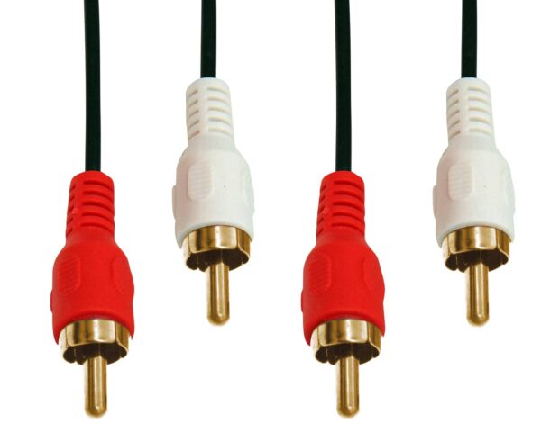 ΚΑΛΩΔΙΟ ΗΧΟΥ 2 RCA ΑΡΣΕΝΙΚΑ ΣΕ 2 RCA ΑΡΣΕΝΙΚΑ 1.5m ΕΠΙΧΡΥΣΑ OD2.8 PL-4014 BAG LZ