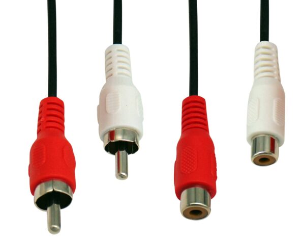 ΚΑΛΩΔΙΟ ΗΧΟΥ 2 RCA ΑΡΣΕΝΙΚΑ ΣΕ 2 RCA ΘΗΛΥΚΑ 1.5m OD2.8 J1902-004 VIC BAG OWI