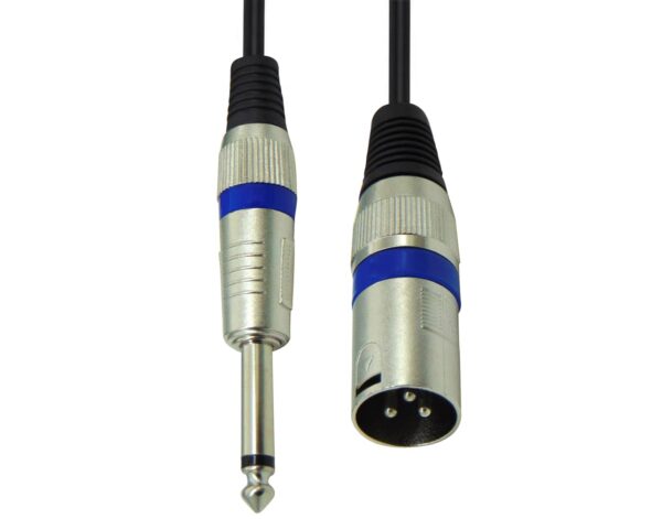 ΚΑΛΩΔΙΟ ΗΧΟΥ 6.3mm MONO ΑΡΣΕΝΙΚΟ ΣΕ CANON 3P ΑΡΣΕΝΙΚΟ 1.5m ΤΥΠΟΥ NEUTRIK T1902-024 VIC BAG OWI