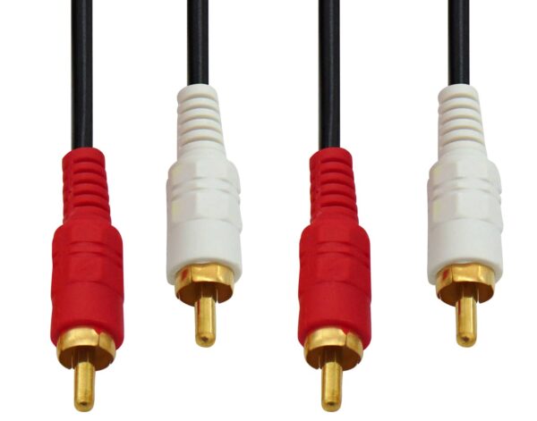ΚΑΛΩΔΙΟ ΗΧΟΥ 2 RCA ΑΡΣΕΝΙΚΑ ΣΕ 2 RCA ΑΡΣΕΝΙΚΑ 1.5m ΕΠΙΧΡΥΣΑ OD3.5 BAG PLY