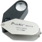 Φακός Μεγεθυντικός Χειρός LED (8X) Φ21 MA-014 S/PRO'SKIT