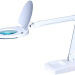 Φακός Μεγεθυντικός Επιτραπέζιος LED (5X) 8W 650LM με Καπάκι 6025-8-6 Σετ 2 Τεμαχίων BYN