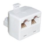 ADAPTOR ΤΗΛΕΦΩΝΙΚΟ 6P4C ΑΡΣΕΝΙΚΟ ΣΕ 2 ΘΗΛΥΚΑ T201-02 (302) COMP