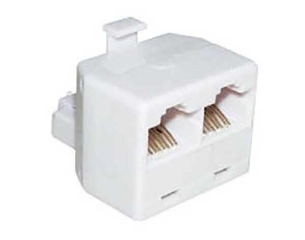 ADAPTOR ΤΗΛΕΦΩΝΙΚΟ 6P4C ΑΡΣΕΝΙΚΟ ΣΕ 2 ΘΗΛΥΚΑ T201-02 (302) COMP